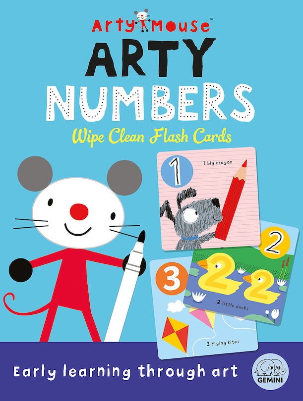 Couverture_Arty Mouse Numbers Wipe Clean Flash Cards