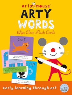 Front cover_Arty Mouse Words Wipe Clean Flash Cards