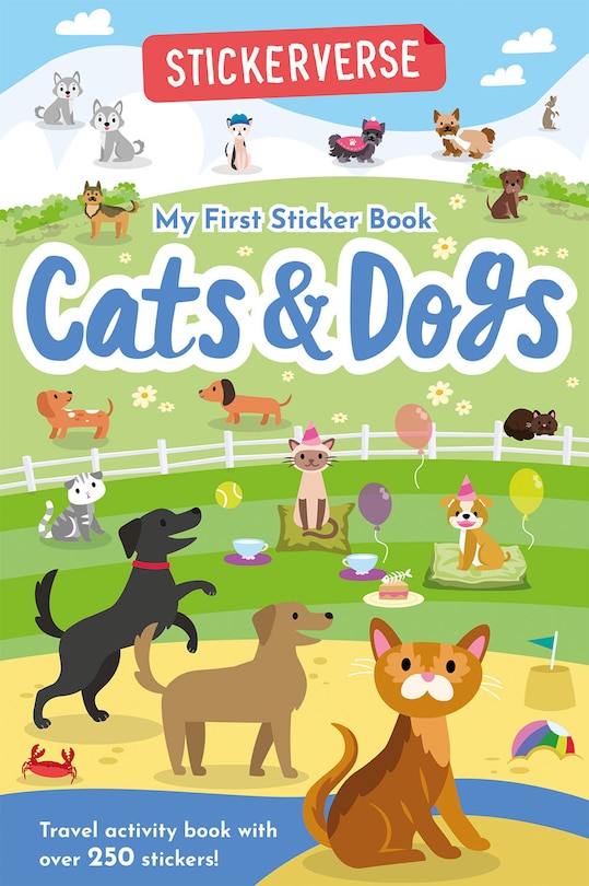 Couverture_Stickerverse: My First Sticker Book Cats & Dogs