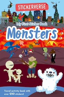 Couverture_Stickerverse: My First Sticker Book Monsters