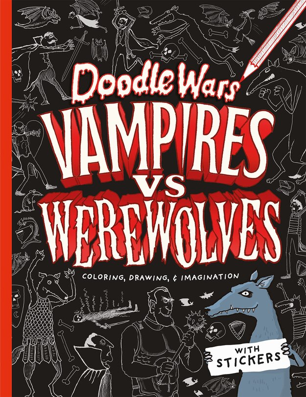 Front cover_Doodle Wars Vampires vs Werewolves