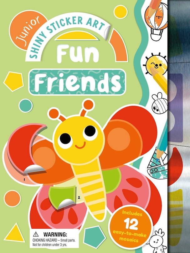 Couverture_Shiny Sticker Art Junior: Fun Friends