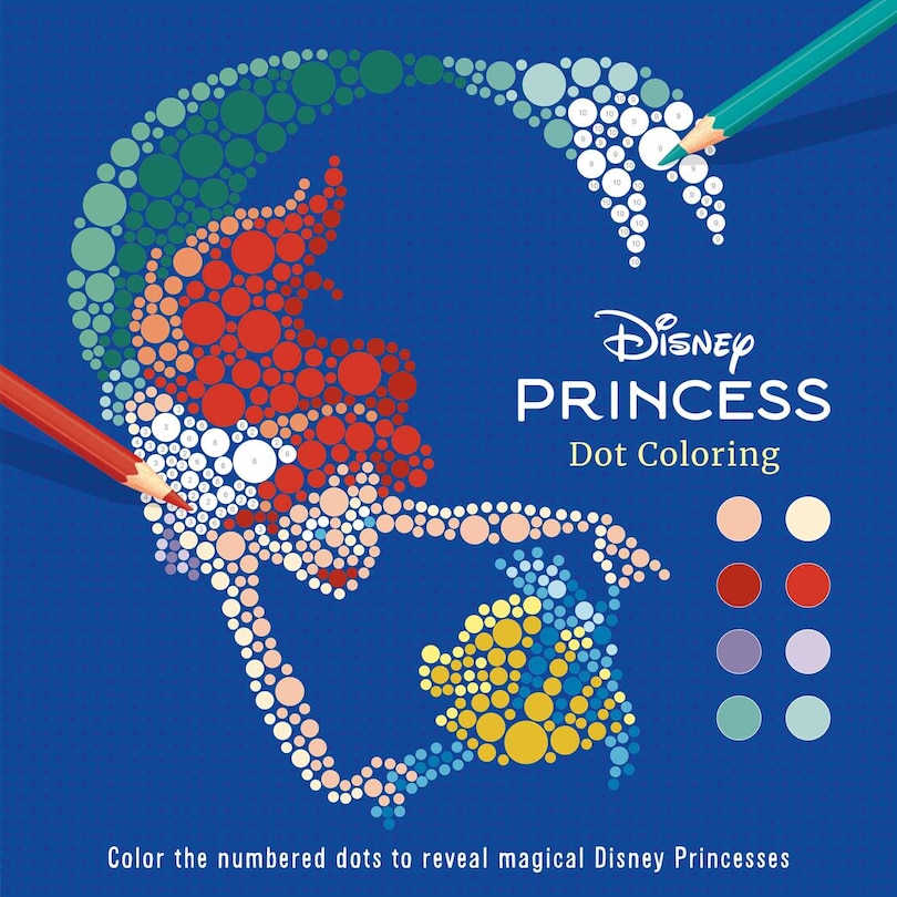 Couverture_Disney Princess: Dot Coloring