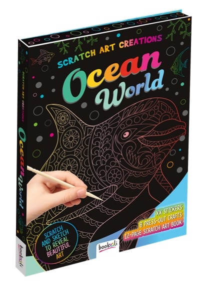 Front cover_CRAFT FOLDERS OCEAN SCRATCH ART