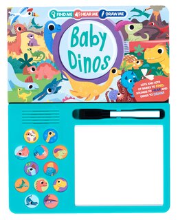Couverture_Find Me, Hear Me, Draw Me: Baby Dinos