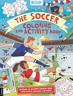 Front cover_The Soccer Coloring and Activity Book