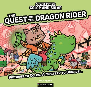Front cover_Color and Solve: The Quest of the Dragon Rider