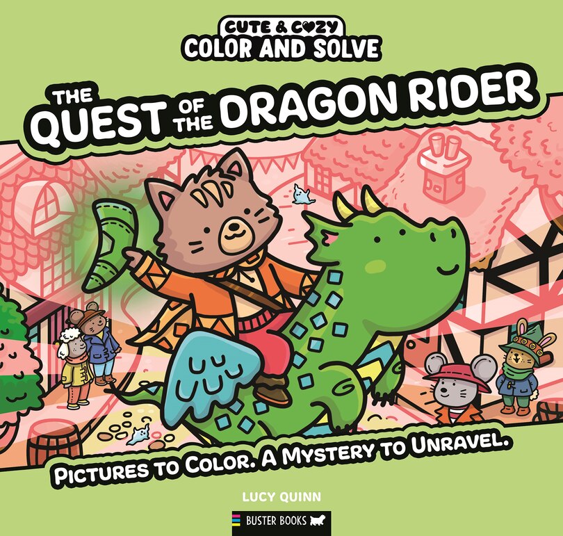 Front cover_Color and Solve: The Quest of the Dragon Rider