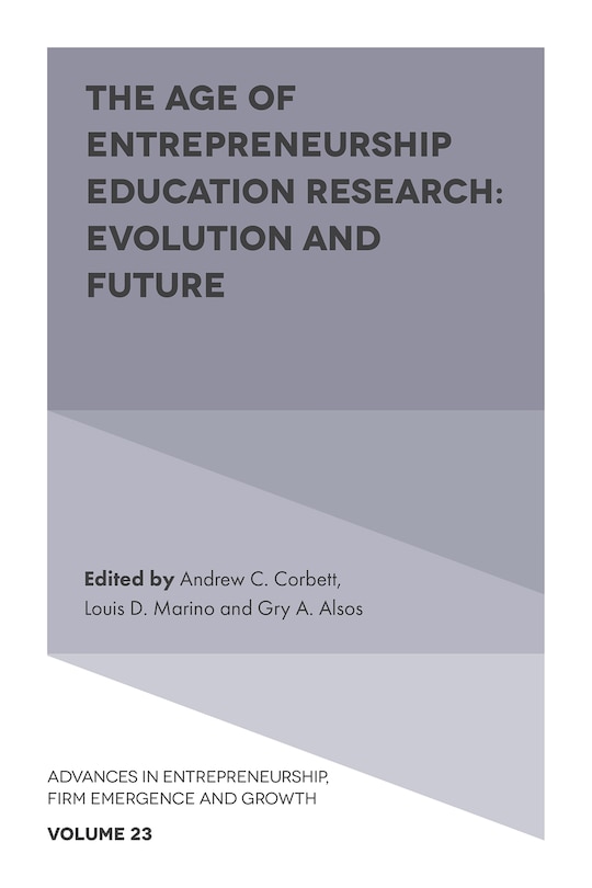 Couverture_The Age of Entrepreneurship Education Research