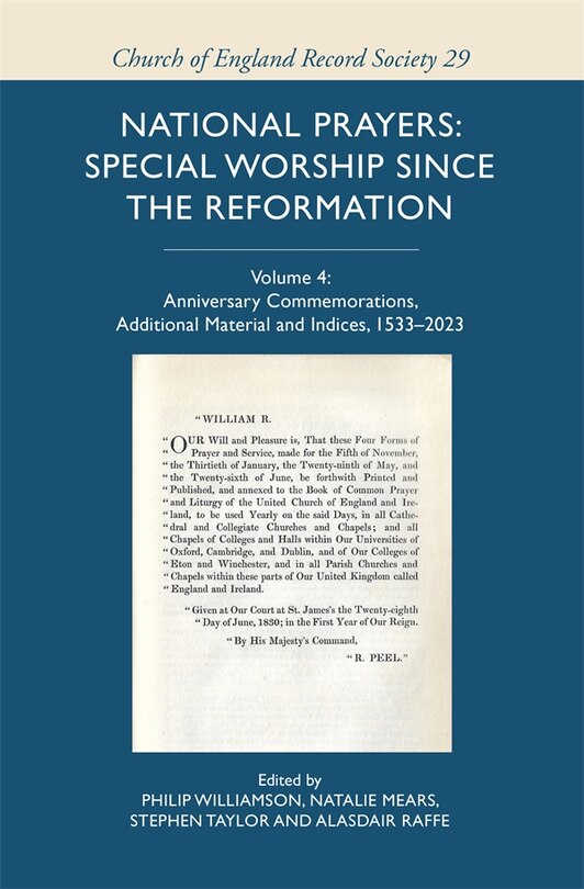 Couverture_National Prayers: Special Worship since the Reformation