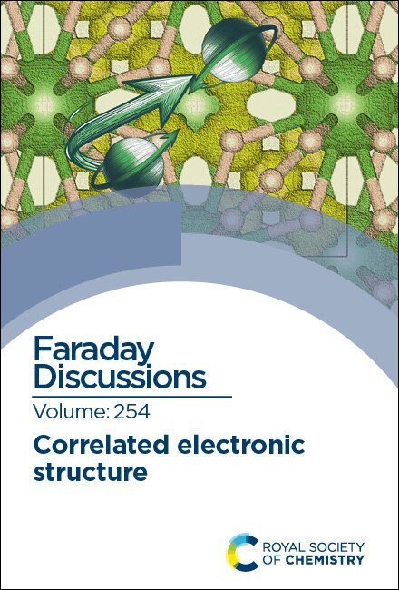 Front cover_Correlated Electronic Structure