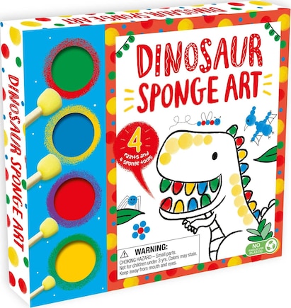 Dinosaur Sponge Art