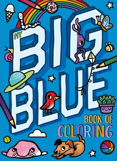 Front cover_My Big Blue Book of Coloring