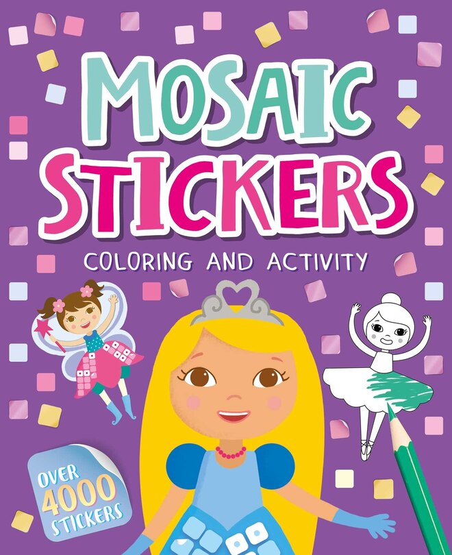 Couverture_Mosaic Stickers Coloring and Activity