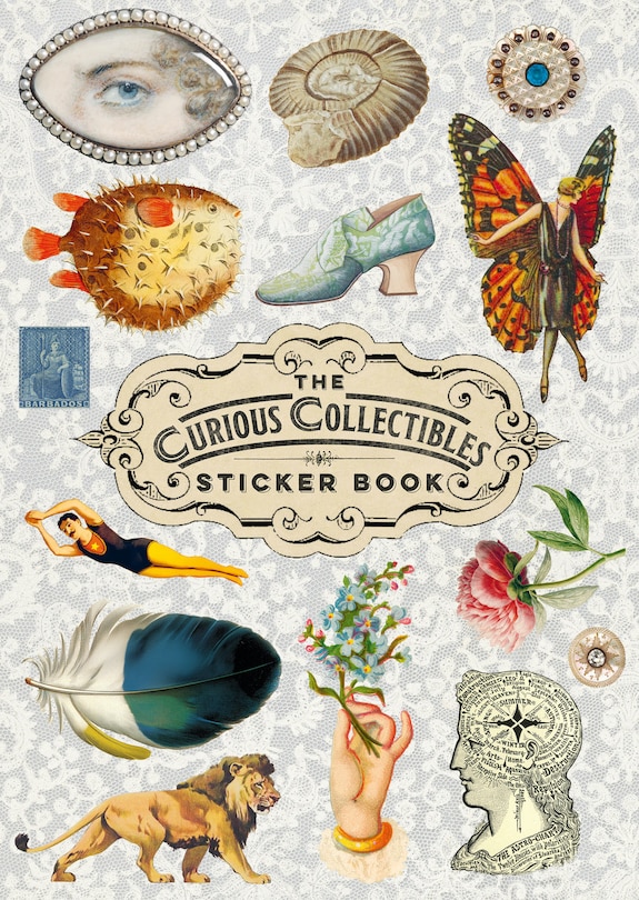 Front cover_The Curious Collections Sticker Book