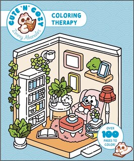 Front cover_Cute'n'Cozy Coloring Therapy