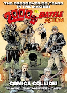 Front cover_2000 AD Vs Battle Action: Comics Collide!