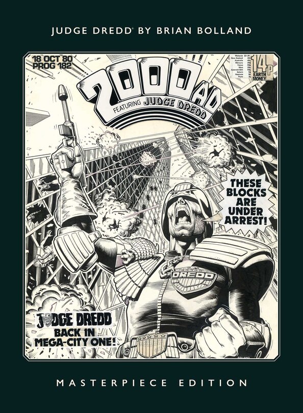 Front cover_Judge Dredd by Brian Bolland: Masterpiece Edition