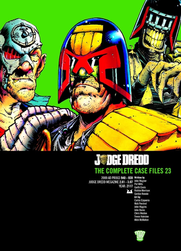 Front cover_Judge Dredd: The Complete Case Files 23