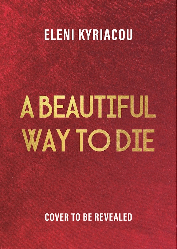 Front cover_A Beautiful Way to Die