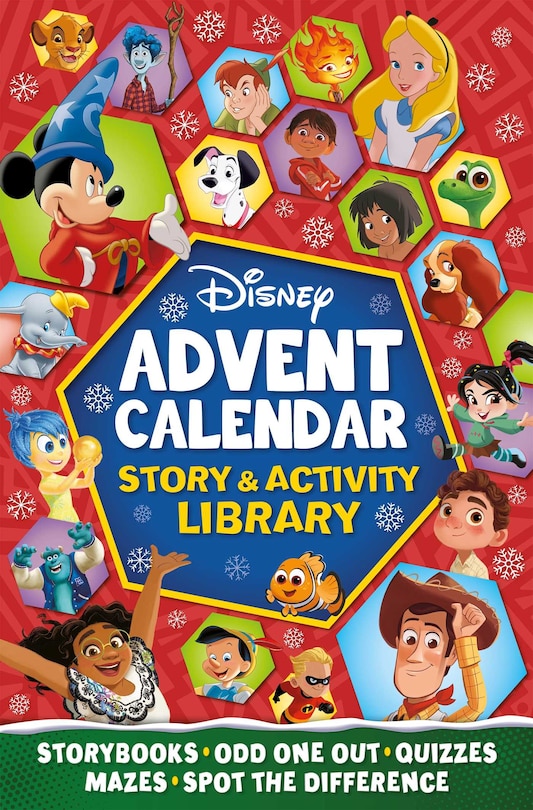 Couverture_DISNEY ADVENT CALENDAR STORY & ACTIVITY