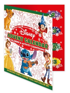 Disney: Advent Calendar Coloring and Activity Countdown: Open a Coloring or Activy Book Every Day Leading Up to Christma: Open a Coloring or Activy Book Every Day Leading Up to Christmas