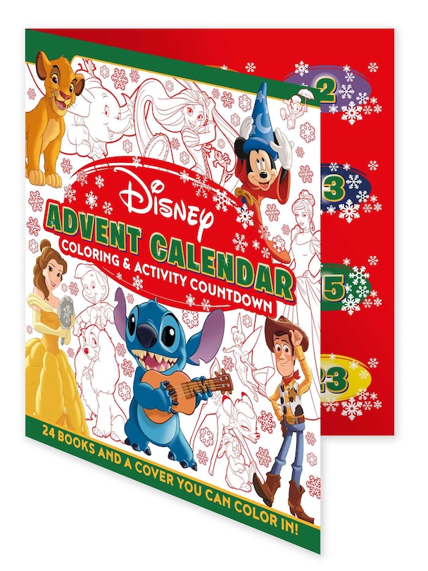 Disney: Advent Calendar Coloring and Activity Countdown: Open a Coloring or Activy Book Every Day Leading Up to Christma: Open a Coloring or Activy Book Every Day Leading Up to Christmas