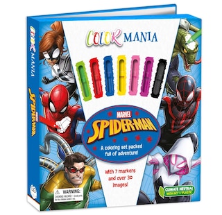Front cover_MARVEL SPIDERMAN COLORMANIA