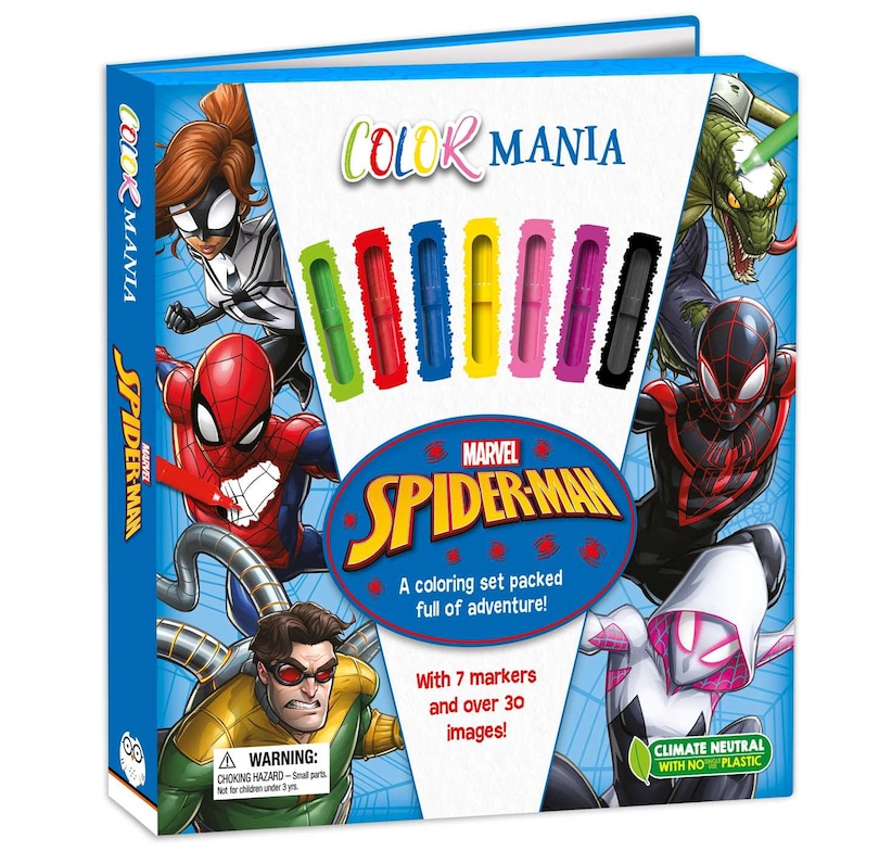 Front cover_MARVEL SPIDERMAN COLORMANIA
