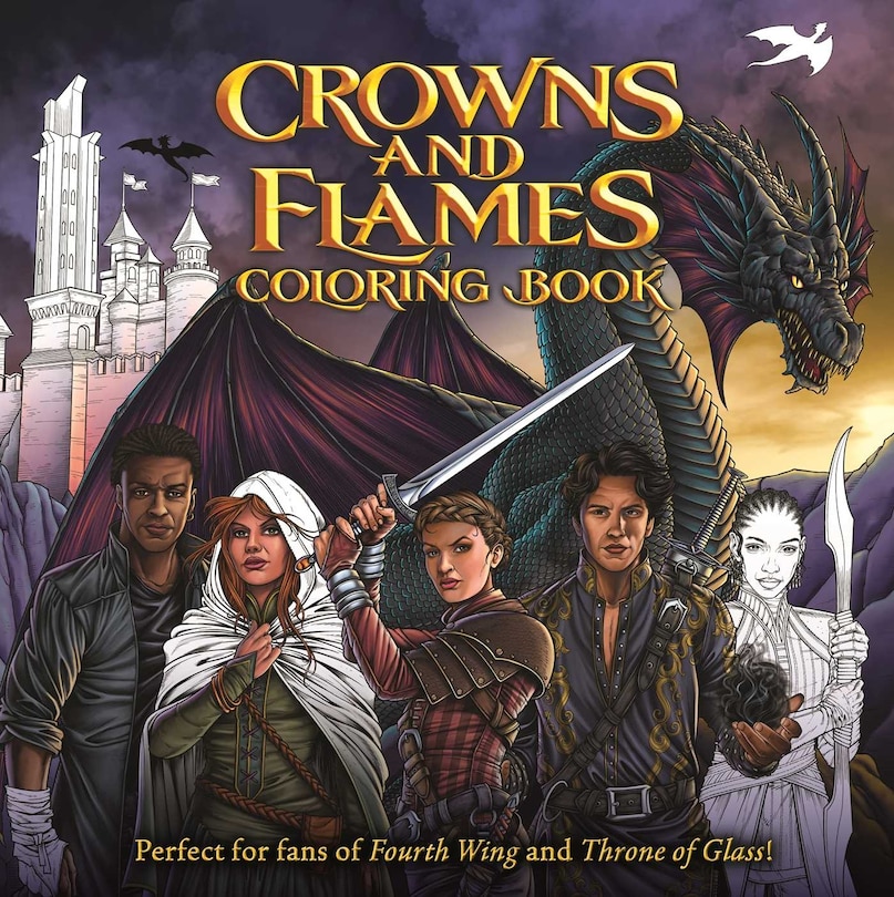 Front cover_Crowns and Flames Coloring Book
