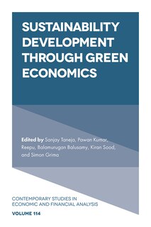 Front cover_Sustainability Development through Green Economics