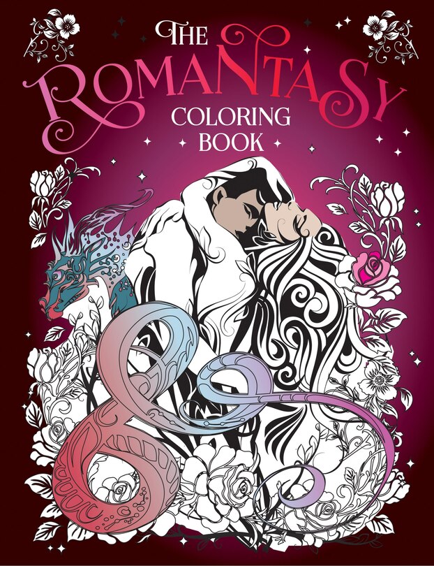 Front cover_The Romantasy Coloring Book