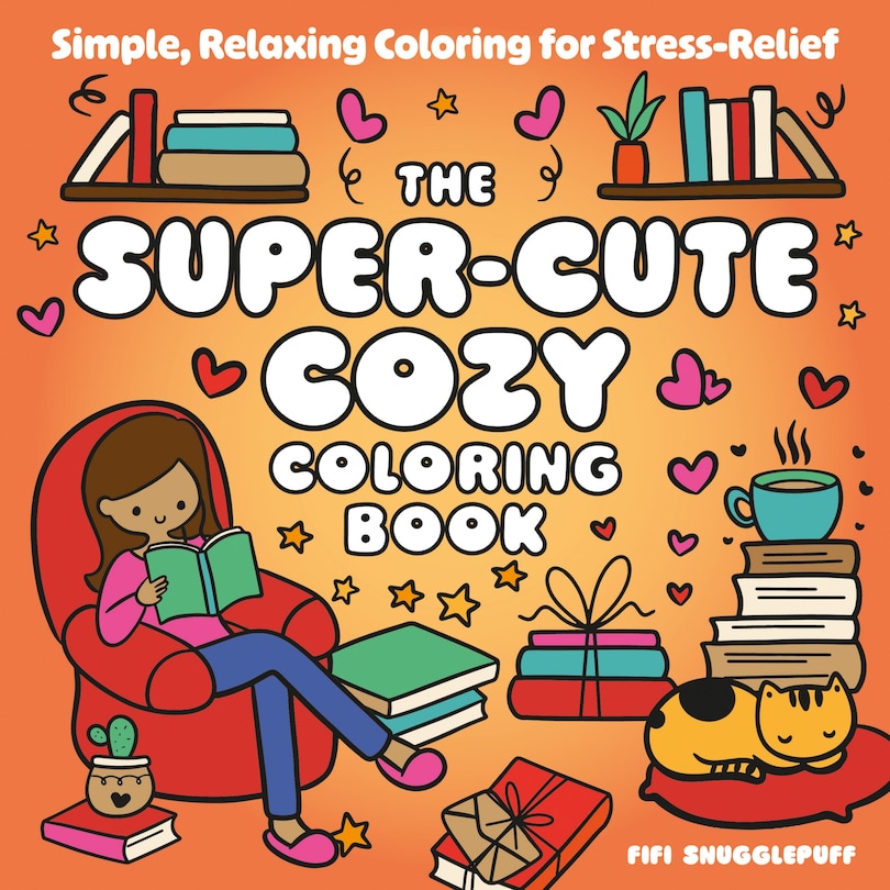 Front cover_The Super-Cute Cozy Coloring Book