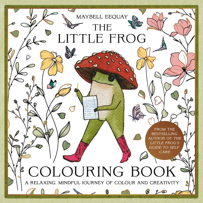 Front cover_The Little Frog Coloring Book