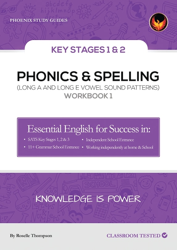 Front cover_Phonics & Spelling Workbook 1