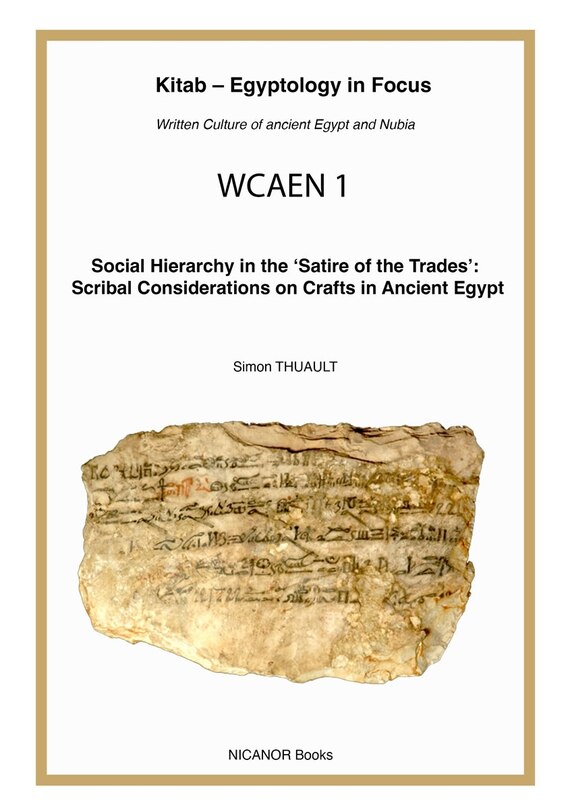 Couverture_Social Hierarchy in the 'Satire of the Trades'