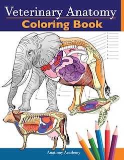 Front cover_Veterinary Anatomy Coloring Book