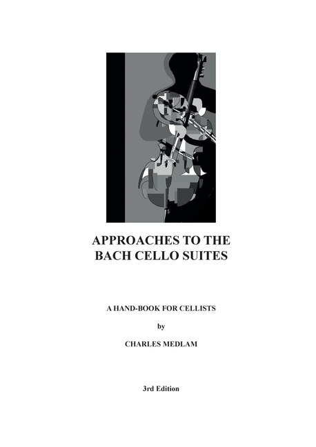Front cover_Approaches to the Bach Cello Suites