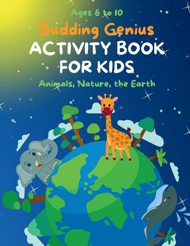 Front cover_Budding Genius Activity Book for Kids