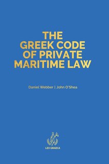 Front cover_The Greek Code of Private Maritime Law