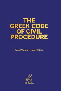 Couverture_The Greek Code of Civil Procedure