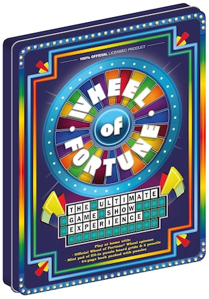 Wheel of Fortune Game Tin: with Official Wheel of Fortune Wheel Spinner and Tons of Puzzles!