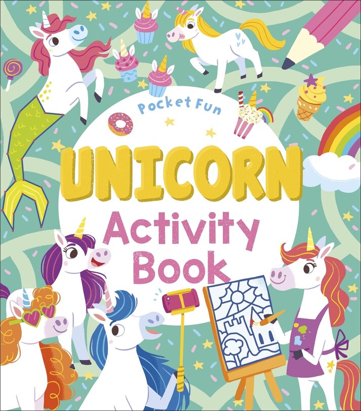 Front cover_Pocket Fun: Unicorn Activity Book