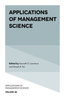 Couverture_Applications of Management Science