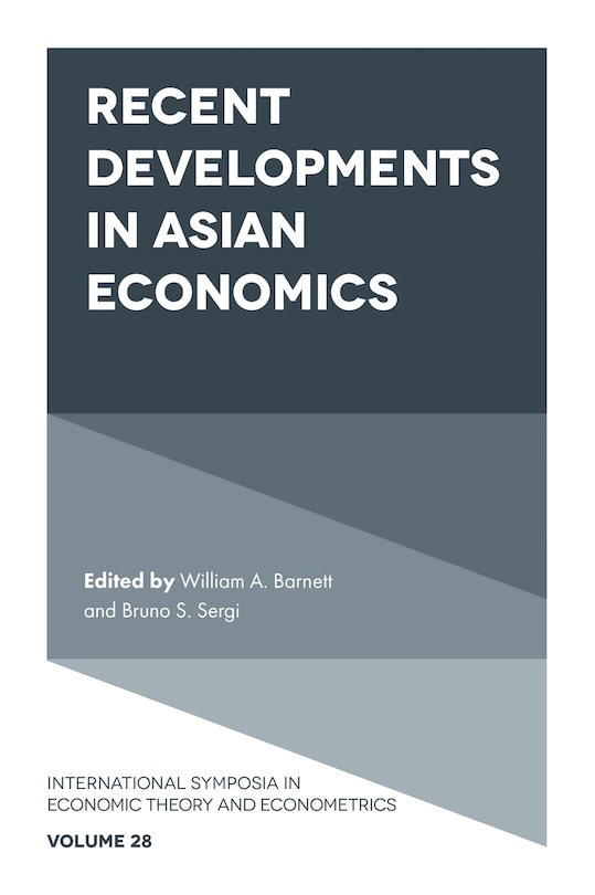Front cover_Recent Developments in Asian Economics