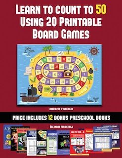 Couverture_Books for 2 Year Olds (Learn to Count to 50 Using 20 Printable Board Games)