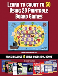 Couverture_Learning Books for 2 Year Olds (Learn to Count to 50 Using 20 Printable Board Games)