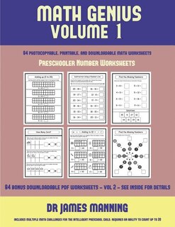 Couverture_Preschooler Number Worksheets (Math Genius Vol 1)