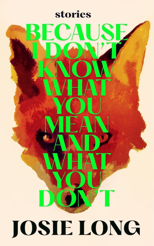 Front cover_Because I don't know what you mean and what you don't