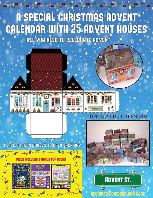 Front cover_Top Advent Calendar (A special Christmas advent calendar with 25 advent houses - All you need to celebrate advent)